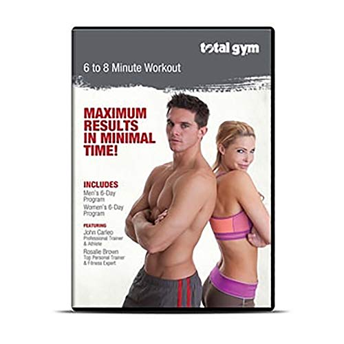 Total Gym DVDJC Men/Women Professional Total Body Workout Video with 12 Routines Led by John Carleo and Rosalie Brown