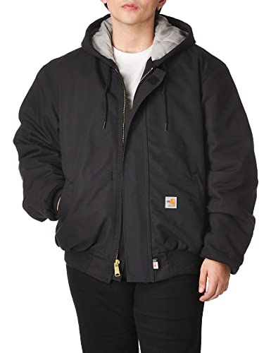 Carhartt Men's Flame Resistant Duck Active Jacket, Black, X-Large