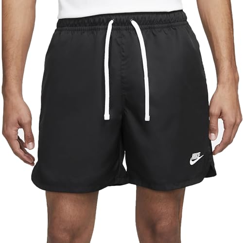 Nike mens NSW Woven Flow Shorts, White, Large