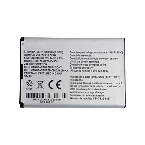 JIE Replacement Li3717T42P3h654458 Battery for VERIZON Hotspot 890L, Jetpack 4G LTE, Jetpack 890L, Jetpack 890L 4G LTE