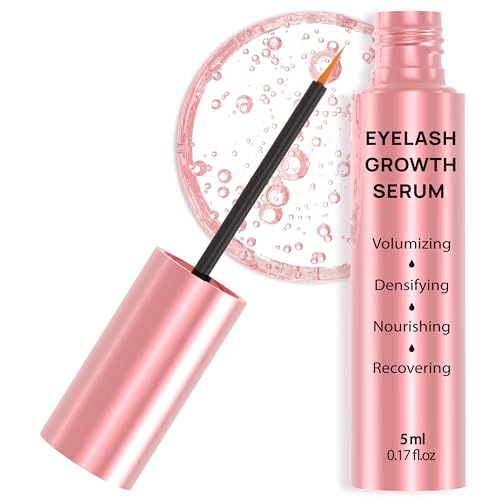 Lash Serum for Eyelash Growth, 0.17 fl oz, 5 ml, 2-in-1 Eyebrow Enhancing Formula for Thicker Brows, Strengthens, Lengthens, & Increases Hair Volume, for Natural Lashes & Extensions