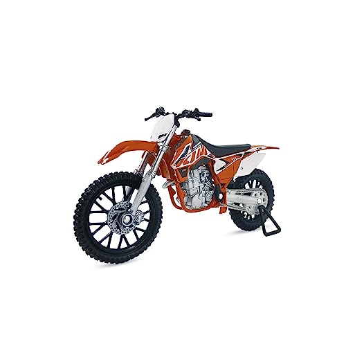 Welly Die Cast Motorcycle Orange KTM 450 SX-F, 1:18 Scale, Collectable Model Motorcycle Dirt Bike