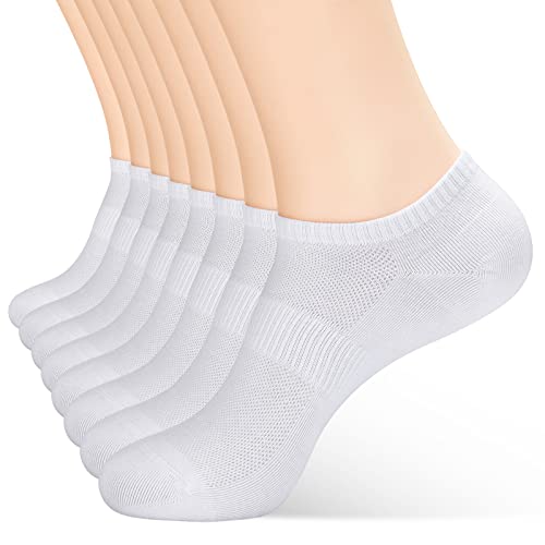 inhees 8Pairs Ankle Socks Women's Thin Athletic Running No Show Low Cut Short Socks