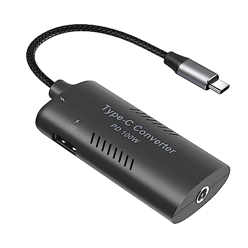 SHNITPWR 100W PD Type C to USB C Adapter, 5V-20V Input to 100W Output, Converts Regular Power Supplies into Fast Chargers