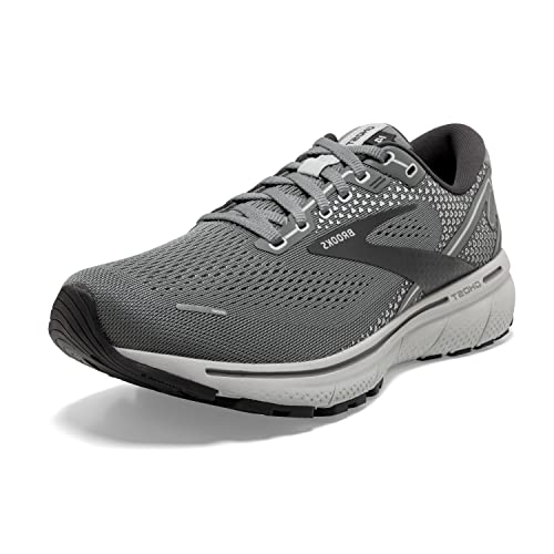 Brooks Men's Ghost 14 Neutral Running Shoe - Grey/Alloy/Oyster - 10 Medium