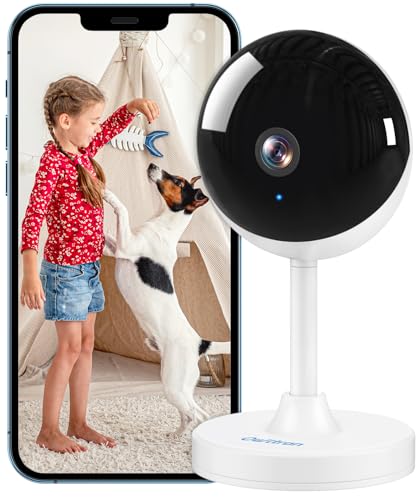 Indoor Camera, owltron 2K Cameras for Home Security with Motion/Cry Detection for Baby Monitor & Pet, 2.4G WiFi Camera, IR Night Vision, 7/24 Cloud & SD Card Storage, 2-Way Audio, Works with Alexa