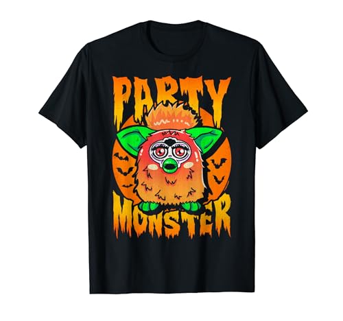 Furby Halloween Party Monster Vintage Scary Cute Poster T-Shirt