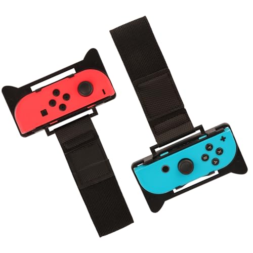 Arisll Leg Straps for Nintendo Switch Sports Games 2022 and Ring Fit Adventure, Compatible with Switch Joy Cons and OLED Controller,2 Pack Adjustable Non-Slip Ringfit Leg Straps for Adults and Kids