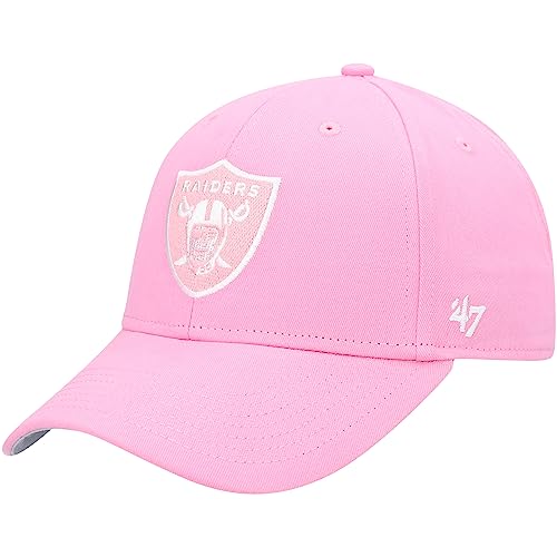 '47 Girls Youth Pink Las Vegas Raiders Rose MVP Adjustable Hat