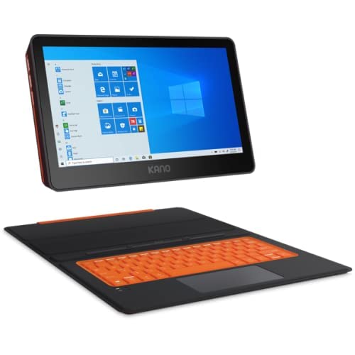 Kano PC Education Edition - Convertible Two-in-One Laptop, Intel Celeron, 11.6' HD Touch Screen, 4GB Ram, 64GB Storage, Wi-Fi, Bluetooth, Window 10