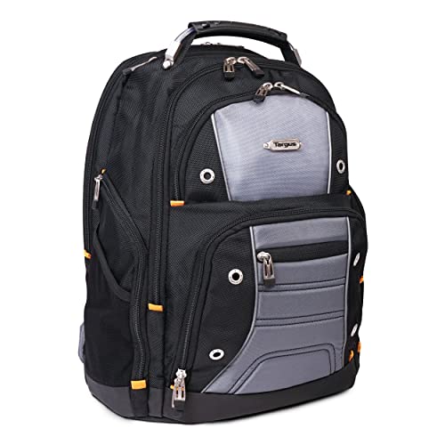Targus Drifter II Laptop Backpack, Black/Gray - Backpack for Men, Business, Travel, Durable Water-Resistant Material Fits up to 17' Laptops (TSB239US)
