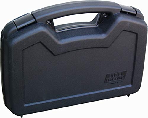 MTM 805-40 Single Pistol Handgun Case up to 4' Revolver Barrel, Black, 10.1'x8.0'x3.2'