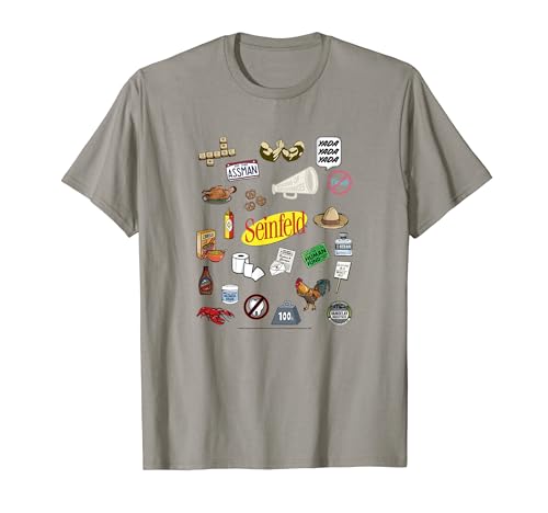 Seinfeld Inside Joke Prop Collage T-Shirt