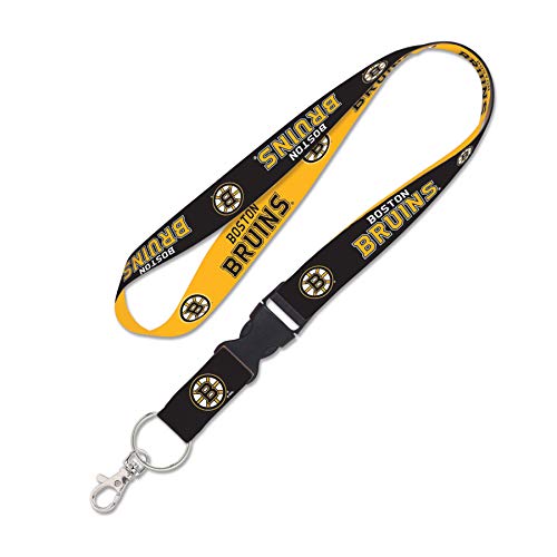 WinCraft Boston Bruins Stacked Officially Licensed Lanyard 1'