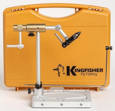 Kingfisher Fly Fishing Clarkfork Fly Tying Vise Kit with Tools