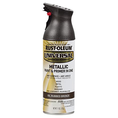 Rust-Oleum 249131 Universal All Surface Metallic Spray Paint, 11 oz, Oil Rubbed Bronze