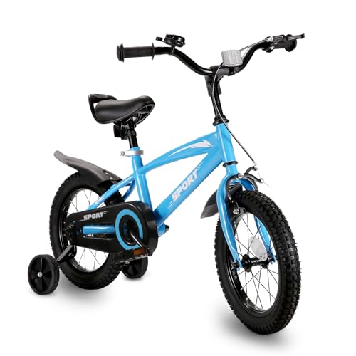 CHRUN Kids Bike 14 Inch Kid's Bike with Tining Wheels & Kickstand Prefect for Rider Height 36-52 Inch Children Bicycle for Boys Girls Age 5-8 Years Old,Multiple Colors