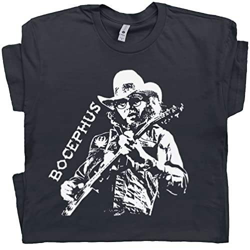 XL - Bocephus T Shirt Vintage Country Music Shirts for Men Women Guys Cool Concert Graphic Tee Classic Outlaw 80s Rock Black