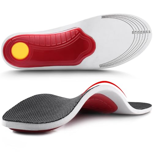 Ailaka High Arch Support Shoe Insoles Inserts for Flat Feet - Orthotic Insoles High Arch for Men Women Arch Pain, Plantar Fasciitis Relief Insoles