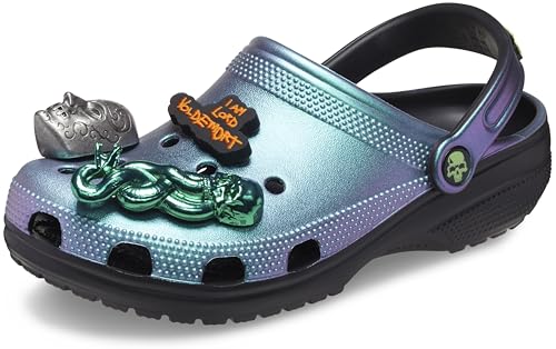 Crocs Unisex-Adult Classic Harry Potter Clogs, Black, 8 Women/6 Men