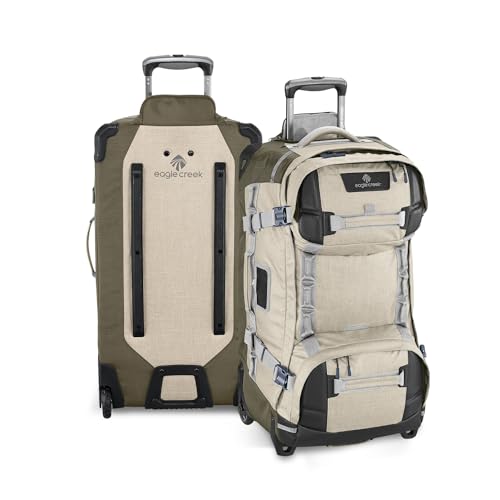 eagle creek ORV 2-Wheel Trunk 30 Ultra Durable Suitcases with Wheels, Expandable Wet/Dry Compartment, Compression Cargo Net, Natural Stone