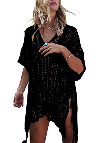 HARHAY Women's Summer Swimsuit Bikini 2023 Beach Swimwear Crochet Cover up