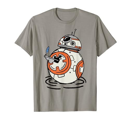 Star Wars The Rise of Skywalker BB-8 Lighter Doodle T-Shirt