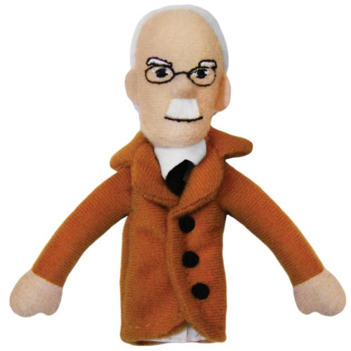 Carl Jung Plush Finger Puppet and Refrigerator Magnet - Toy for Kids or Adults