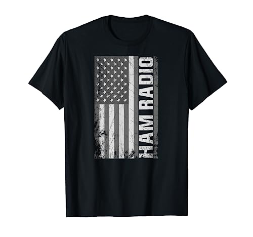 USA Flag Amateur Ham Radio Day Celebration Gift T-Shirt