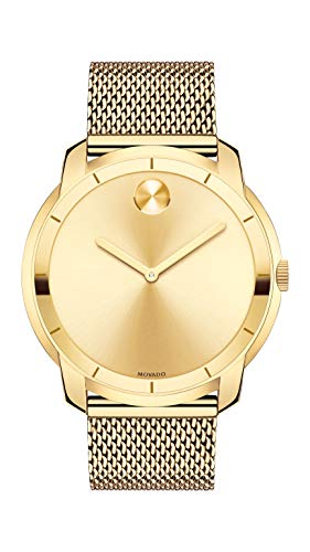 Movado Men's 3600373 Analog Display Swiss Quartz Gold Watch