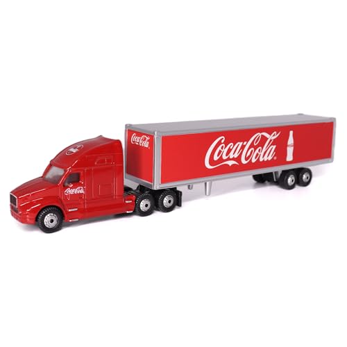 Motor city classics Coca-Cola Diecast Collectible | Long Hauler | 1:87 Diecast Scale Model 487010 | Officially Licensed Coca-Cola Diecast