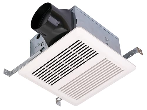 KAZE APPLIANCE SNP100 | 100 CFM | 0.8 Sone | No Attic Access Required Bathroom Ventilation Exhaust Extractor Fan