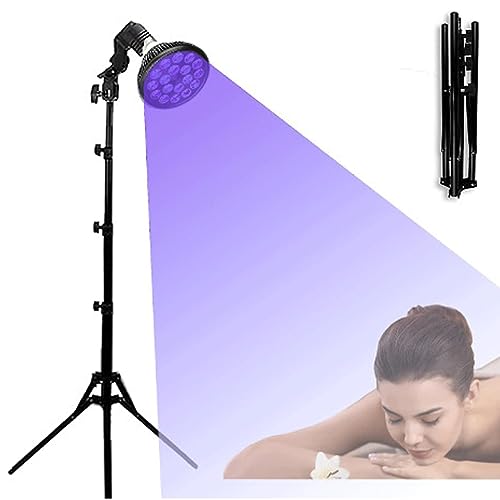 T-a-n-ning Lamp S-un Lamp Thearpy Light Lamp for Home Use with Adjustable Stand 38'-79' Purple Light Bronzer for Indoor Face Body