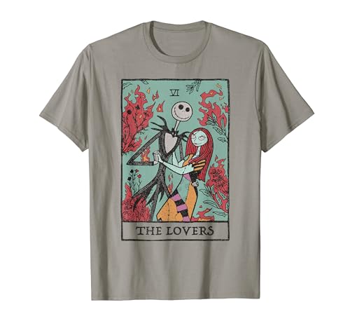 Disney The Nightmare Before Christmas The Lovers Tarot Card T-Shirt