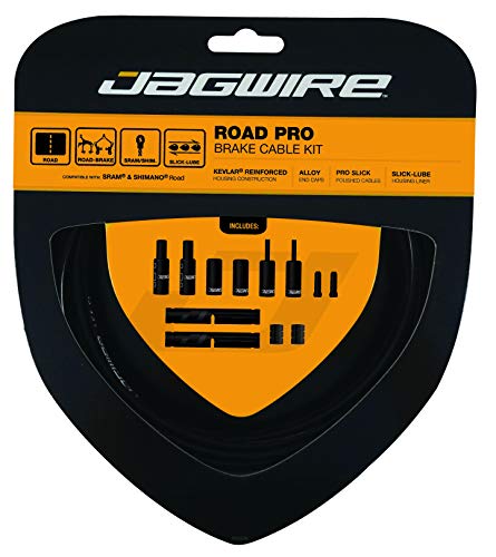 Jagwire PCK200 Pro Road Brake Cable Kit, Black, Shimano/SRAM