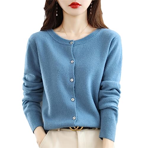 Spring and Autumn Knit Cardigan Women's Loose Button Sweater All-Match Jacket