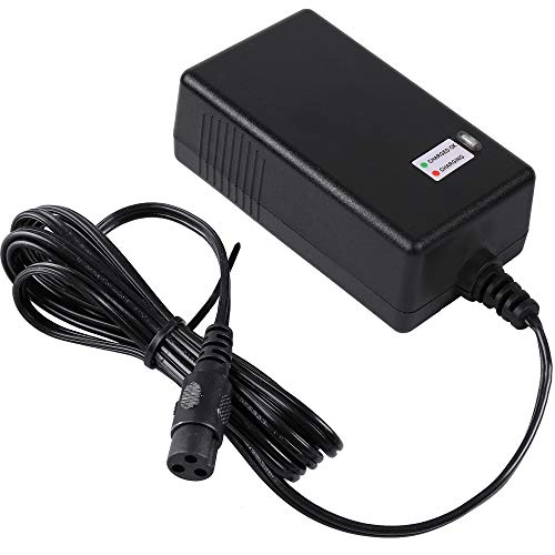 LotFancy Electric Scooter Charger for Razor E100, E200, E300, E500, PR200, MX350, Dirt Bike, Pocket Mod, Sports Mod, and Dirt Quad, 24V 1.5A Battery Charger, Replacement for W13112099014