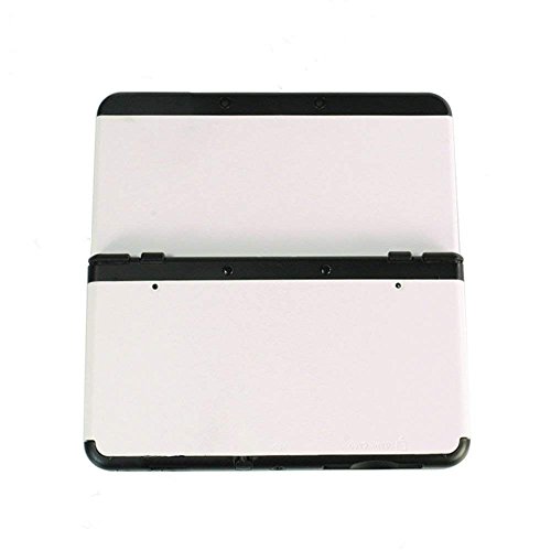 New Replacement Front Back Faceplate Plates Upper & Back Battery Housing Shell Case Cover for New 3DS 2015 Version-White