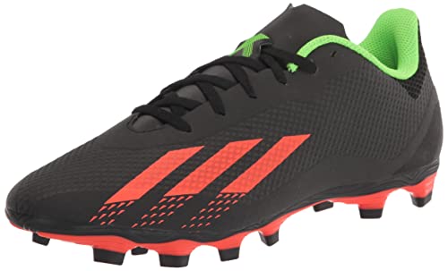 adidas Unisex X Speedportal.4 Flexible Ground Soccer Shoe, Black/Solar Red/Solar Green, 11 US Men