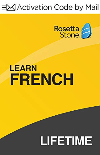Rosetta Stone: Learn French with Lifetime Access on iOS, Android, PC, and Mac [Activation Code by Mail]