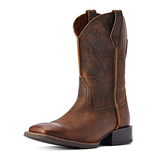 Ariat Mens Sport Rambler Western Boot Bartop Brown 11 Wide