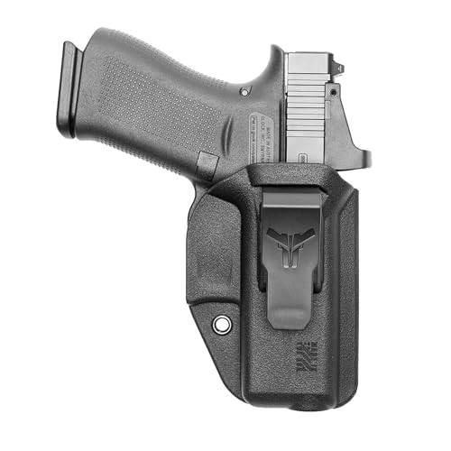 Glock 43 / 43X / 43X MOS IWB Holster - USA Made - Fits Glock 43, 43X, 43X MOS - Inside Waistband Concealed Carry (Right Hand) - Klipt IWB Holster by Blade-Tech Holsters