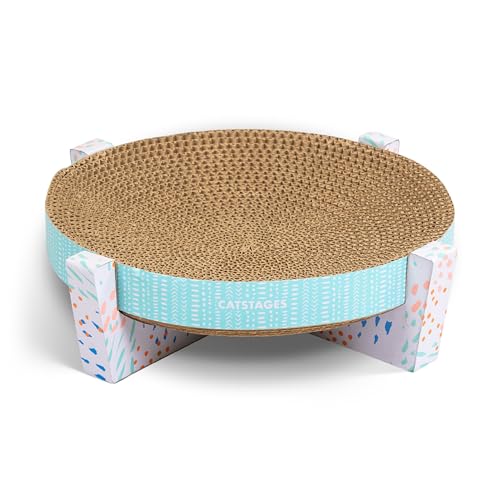 Catstages Scratch, Snuggle & Rest Corrugated Cat Scratcher With Catnip (packaging may vary)