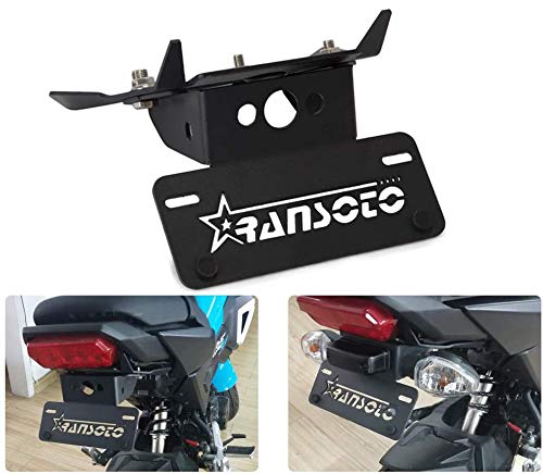RANSOTO Motorcycle Grom Fender Eliminator Grom License Plate Bracket Mount Holder Compatible With Honda Grom MSX125 2017 2018 2019 2020