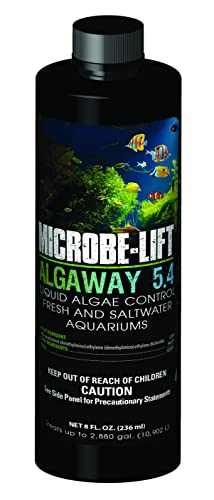 MICROBE-LIFT Algaway 5.4 Algae Control for Fresh Water Home Aquariums, 8-Ounce
