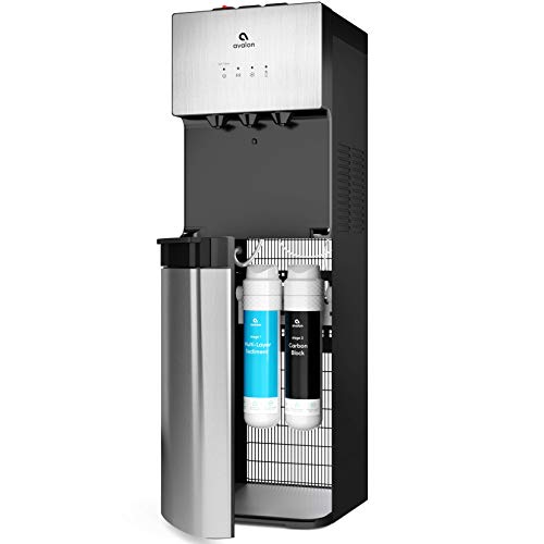 Avalon Self Cleaning Bottleless Water Cooler Water Dispenser - 3 Temperature Settings - Hot, Cold & Room Water, Durable Stainless Steel Cabinet, NSF Certified Filter- UL Listed