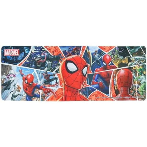 Paladone Spider Man Desk Mat, 80cm x 30cm (31' x 11'), Large Desk Pad for Keyboard and Mouse, Officially Licensed Marvel Home Office and Gaming Desk Accessory,