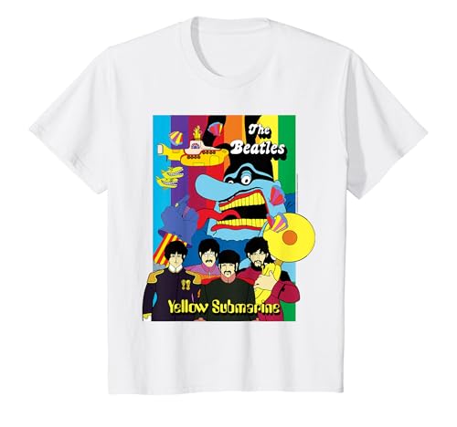 Kids The Beatles Yellow Submarine Collage Poster T-Shirt