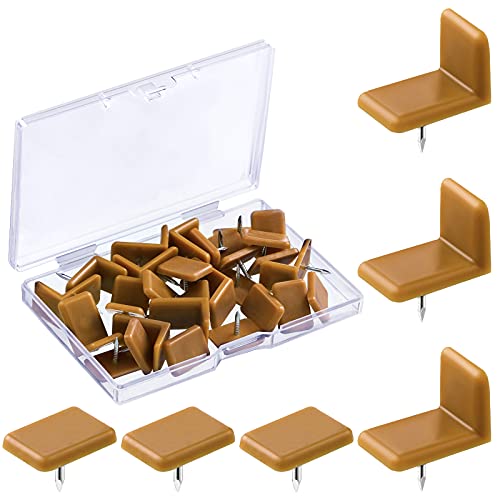 Plastic Drawer Glides and Slides Drawer Stoppers for Dresser Tack in Drawer Tack Glide Plastic for Repairing Dressers, Square and L Shape (30 Pieces)