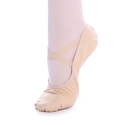 Ballet Shoes for Women Girls, Women's Ballet Slipper Dance Shoes Canvas Ballet Shoes Yoga Shoes Light Pink